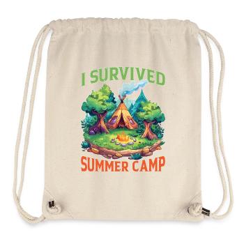 I Survived Summer Camp 6 - Stanley/Stella recycelter Gym Bag - Naturweiß - Vorne
