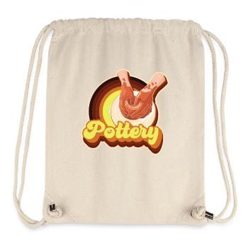 Pottery Ceramics Artist Retro 70s - Stanley/Stella Recycled Gym Bag - natural - Front