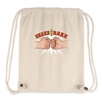 Shake And Bake Fist Thrust Fun Design - Stanley/Stella Recycled Gym Bag - natural - Front
