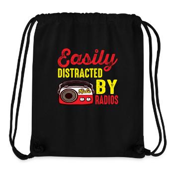 Amateure lassen sich leicht von Amateurfunk ablenken - Stanley/Stella recycelter Gym Bag - Schwarz - Vorne