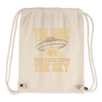 "The Gods Who Came From The Sky" - Alien Visitors - Stanley/Stella recycelter Gym Bag - Naturweiß - Vorne