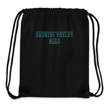 Skibidi Toilet Rizz - Humorvolles Statement für - Stanley/Stella recycelter Gym Bag - Schwarz - Vorne
