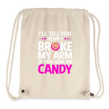 Broken Arm Bone Fracture - Stanley/Stella Recycled Gym Bag - natural - Front