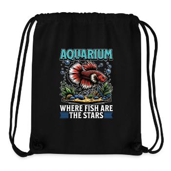 Aquarium Where Fish Are The Stars Fishkeeping - Stanley/Stella recycelter Gym Bag - Schwarz - Vorne