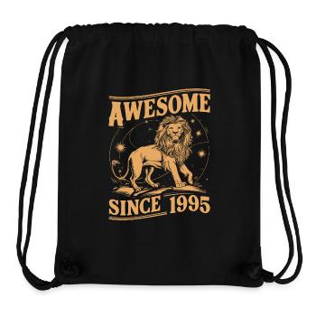 Leo Astrological Sign Zodiac Birthday Year 1995Leo - Stanley/Stella recycelter Gym Bag - Schwarz - Vorne