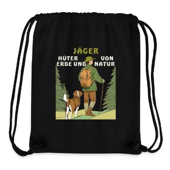 HUNTERS GUARDIANS OF THE EARTH AND NATURE - Stanley/Stella Recycled Gym Bag - black - Front