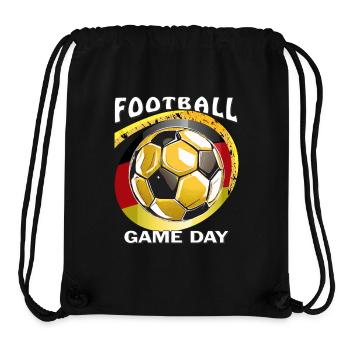 JOUR DE MATCH DE FOOTBALL - Sac à cordon recyclé Stanley/Stella - noir - Devant