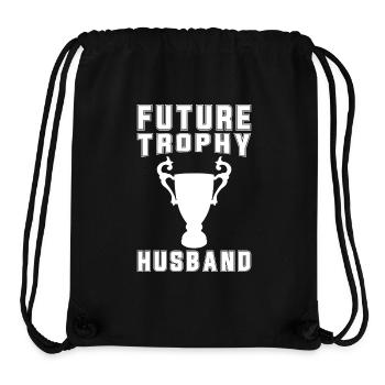 Husband Groom Marriage Engagement Gift Idea - Stanley/Stella Recycled Gym Bag - black - Front