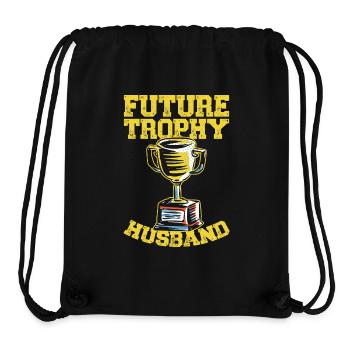 Husband Groom Marriage Engagement Gift Idea - Stanley/Stella Recycled Gym Bag - black - Front