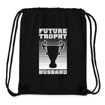 Husband Groom Marriage Engagement Gift Idea - Stanley/Stella Recycled Gym Bag - black - Front