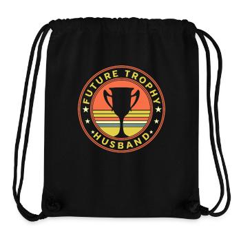 Husband Groom Marriage Engagement Gift Idea - Stanley/Stella Recycled Gym Bag - black - Front
