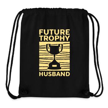 Husband Groom Marriage Engagement Gift Idea - Stanley/Stella Recycled Gym Bag - black - Front