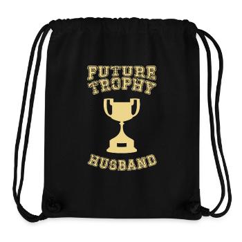 Husband Groom Marriage Engagement Gift Idea - Stanley/Stella Recycled Gym Bag - black - Front