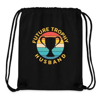 Husband Groom Marriage Engagement Gift Idea - Stanley/Stella Recycled Gym Bag - black - Front