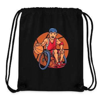 Sports Baller Wheelchair Basketball - Stanley/Stella Recycled Gym Bag - black - Front