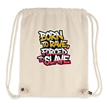NÉ POUR DÉLIRE - Sac à cordon recyclé Stanley/Stella - blanc naturel - Devant