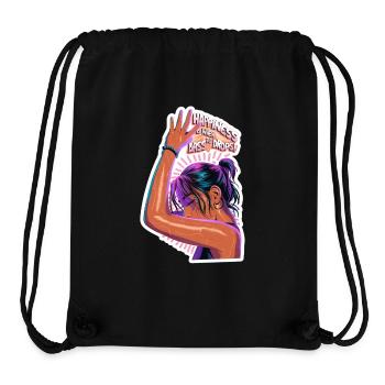 SE PRODUIT - Sac à cordon recyclé Stanley/Stella - noir - Devant