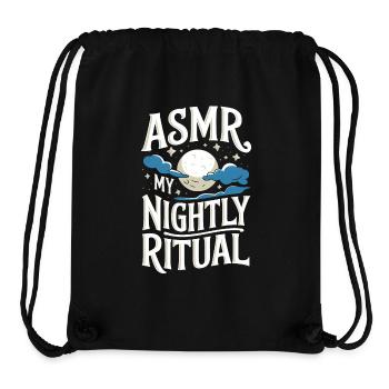 ASMR Spruch Triggers Tingles Lustige ASMR Geschenk - Stanley/Stella recycelter Gym Bag - Schwarz - Vorne