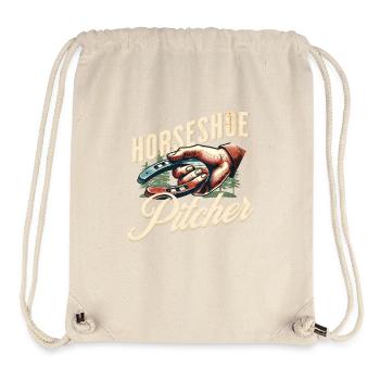 Horseshoe Throwing Horseshoe Pitching - Stanley/Stella Recycled Gym Bag - natural - Front