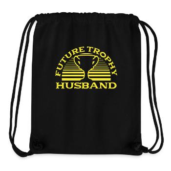 Husband Groom Marriage Engagement Gift Idea - Stanley/Stella Recycled Gym Bag - black - Front