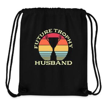 Husband Groom Marriage Engagement Gift Idea - Stanley/Stella Recycled Gym Bag - black - Front