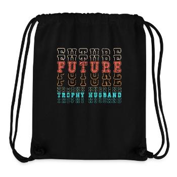 Husband Groom Marriage Engagement Gift Idea - Stanley/Stella Recycled Gym Bag - black - Front