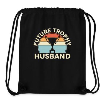 Husband Groom Marriage Engagement Gift Idea - Stanley/Stella Recycled Gym Bag - black - Front