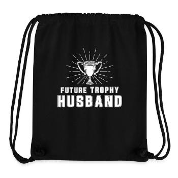 Husband Groom Marriage Engagement Gift Idea - Stanley/Stella Recycled Gym Bag - black - Front