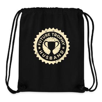 Husband Groom Marriage Engagement Gift Idea - Stanley/Stella Recycled Gym Bag - black - Front