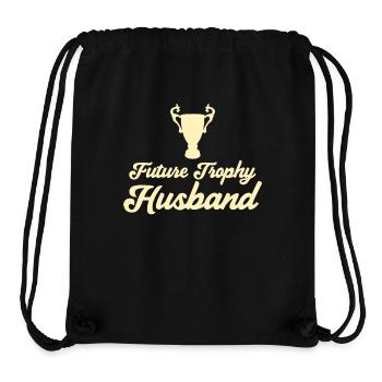 Husband Groom Marriage Engagement Gift Idea - Stanley/Stella Recycled Gym Bag - black - Front