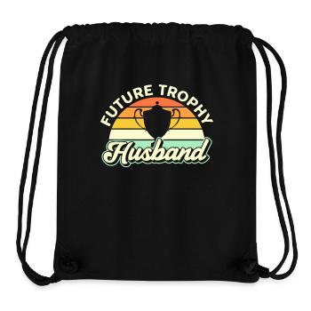 Husband Groom Marriage Engagement Gift Idea - Stanley/Stella Recycled Gym Bag - black - Front