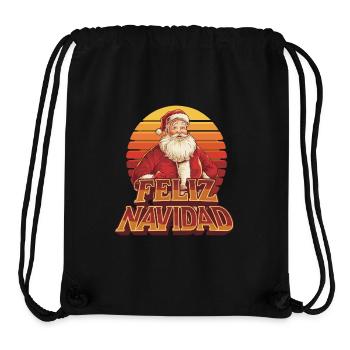 Feliz Navidad Nikolaus für Weihnachtsfeier - Stanley/Stella recycelter Gym Bag - Schwarz - Vorne