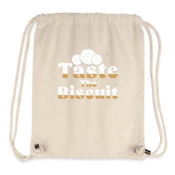 Taste The Biscuit Taste The Goodness - Stanley/Stella Recycled Gym Bag - natural - Front