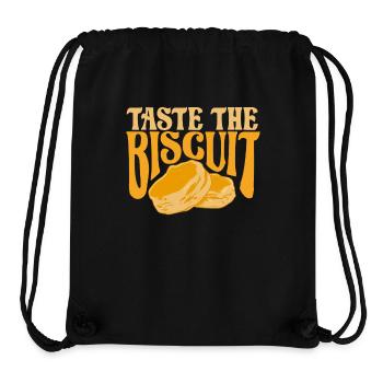 Taste The Biscuit Taste The Goodness - Stanley/Stella Recycled Gym Bag - black - Front