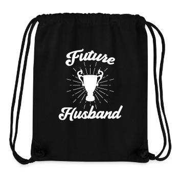 Husband Groom Marriage Engagement Gift Idea - Stanley/Stella Recycled Gym Bag - black - Front