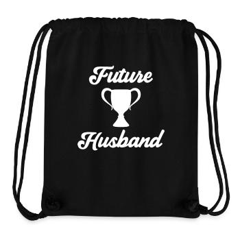 Husband Groom Marriage Engagement Gift Idea - Stanley/Stella Recycled Gym Bag - black - Front