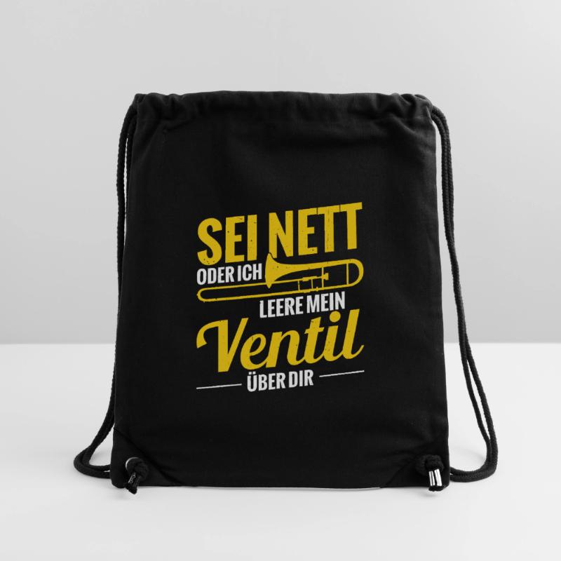 Sei Nett Oder Ich Leere Mein Ventil Posaune Stanley/Stella recycelter Gym Bag