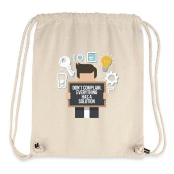 DON T BESCHWEREN SIE SICH - Stanley/Stella recycelter Gym Bag - Naturweiß - Vorne