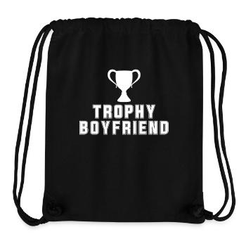 Freund Paare Liebe Beziehung Partner Geschenkidee - Stanley/Stella recycelter Gym Bag - Schwarz - Vorne