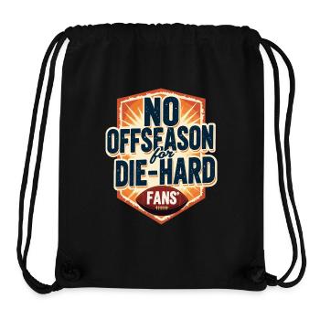 Fußball - Stanley/Stella recycelter Gym Bag - Schwarz - Vorne