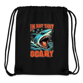 Shark Enthusiast I'm Not That Scary Oceanologist - Stanley/Stella Recycled Gym Bag - black - Front
