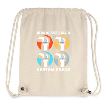 Knie Operation - Stanley/Stella recycelter Gym Bag - Naturweiß - Vorne