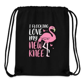Knie Operation - Stanley/Stella recycelter Gym Bag - Schwarz - Vorne