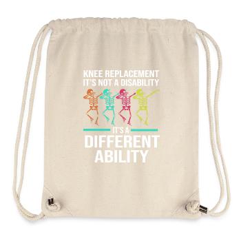 Knie Operation - Stanley/Stella recycelter Gym Bag - Naturweiß - Vorne