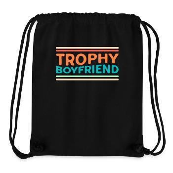 Freund Paare Liebe Beziehung Partner Geschenkidee - Stanley/Stella recycelter Gym Bag - Schwarz - Vorne