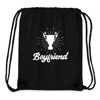 Freund Paare Liebe Beziehung Partner Geschenkidee - Stanley/Stella recycelter Gym Bag - Schwarz - Vorne