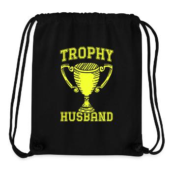 Ehemann Bräutigam Heirat Hochzeit Geschenkidee - Stanley/Stella recycelter Gym Bag - Schwarz - Vorne