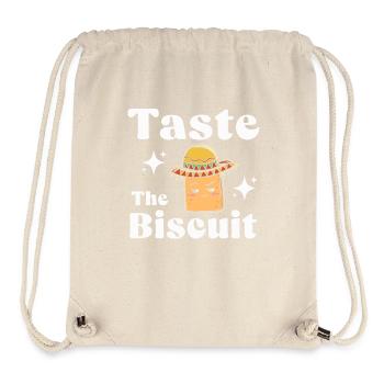 Taste The Biscuit Taste The Goodness - Stanley/Stella Recycled Gym Bag - natural - Front
