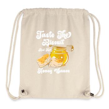 Taste The Biscuit Taste The Goodness - Stanley/Stella Recycled Gym Bag - natural - Front