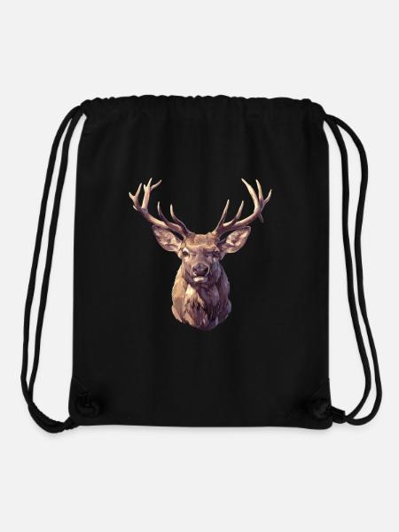 Hirsche Hirsch - Stanley/Stella recycelter Gym Bag - Schwarz